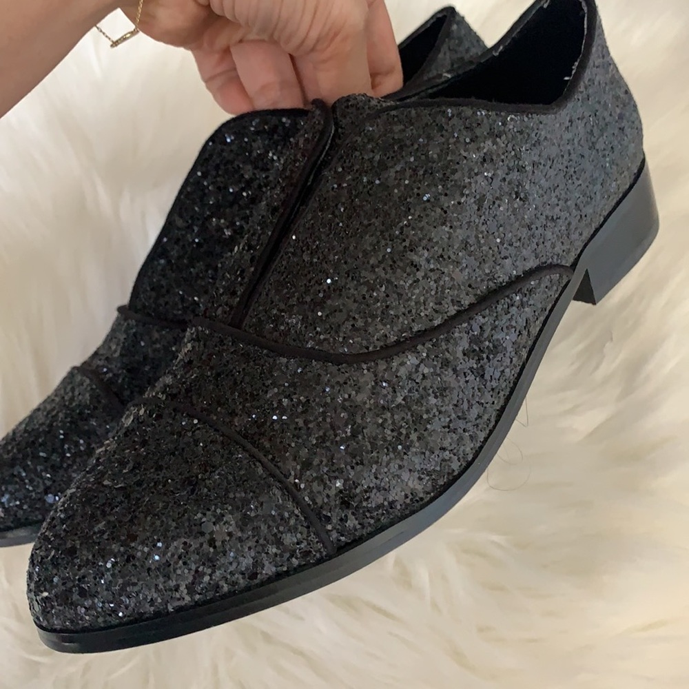 Saka Fifth Avenue brand sparkly oxfords - Picture 3 of 4